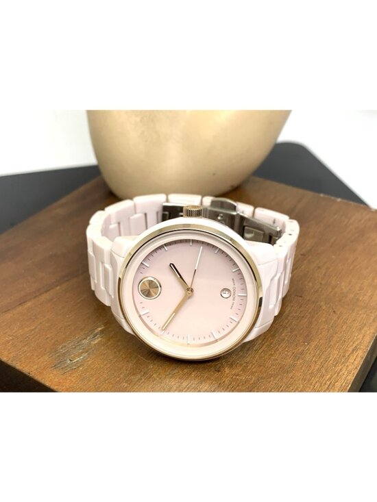 Movado Women\'s Watch 3600935 Bold Verso Swiss Quartz Pink Ceramic 38mm main image 8